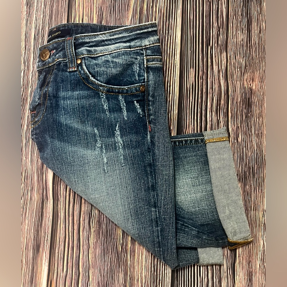Vigoss Studio Women’s The Brooklyn‎ Bermuda Shorts Size 26 Rolled Cuffed